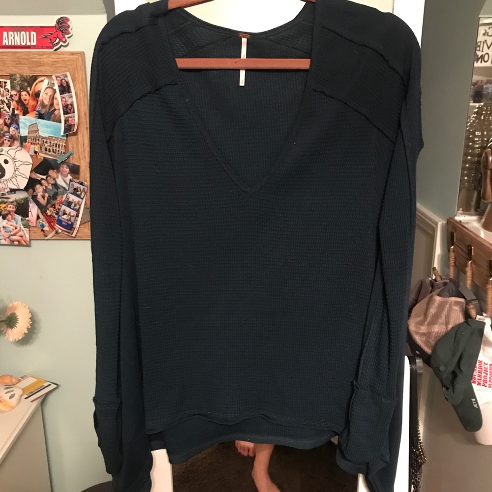 Free People Emerald Green Thermal